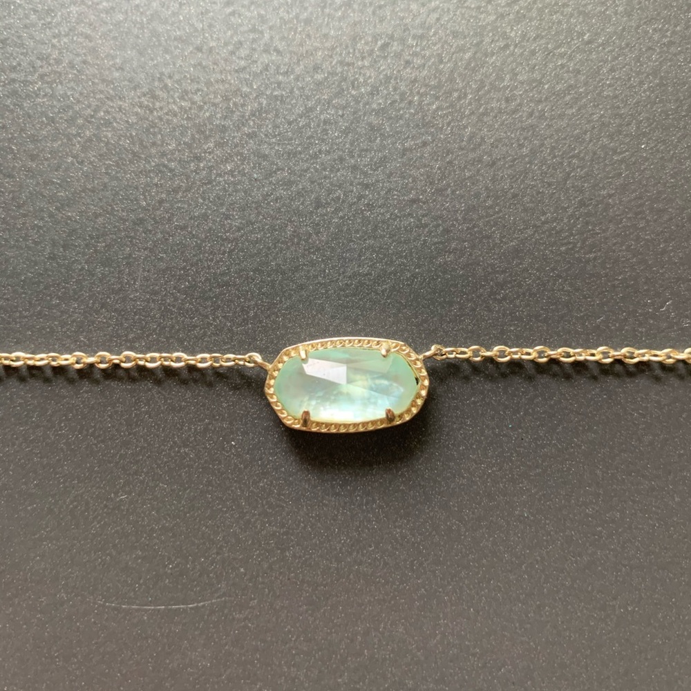 Kendra Scott Elisa Gold Necklace - Blue